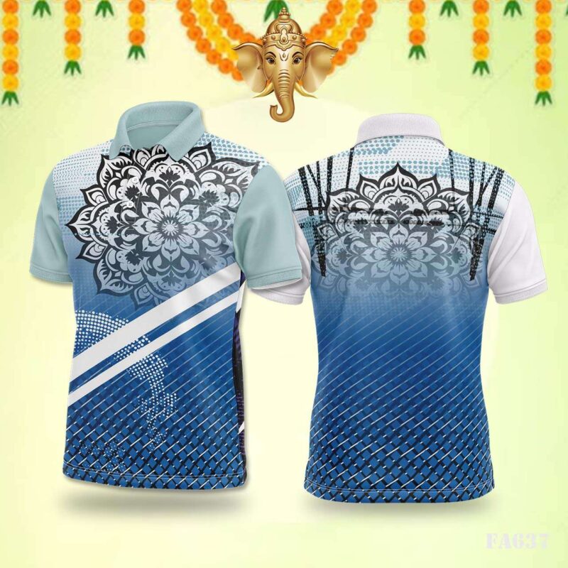 Blue Mandala Grunge Festival Jersey
