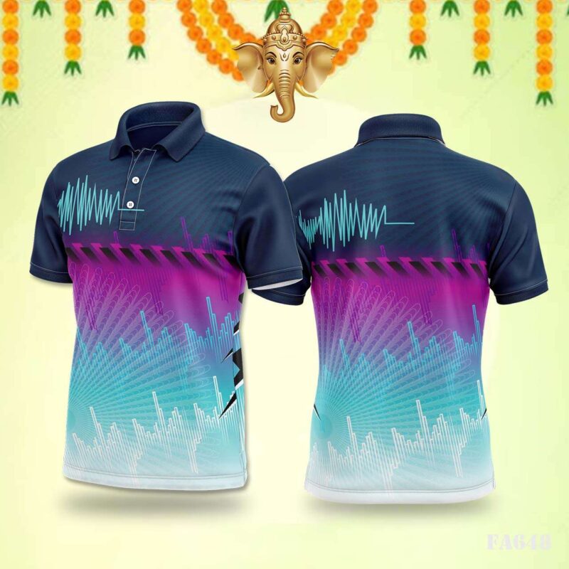 Red Tribal Zigzag Festival Jersey
