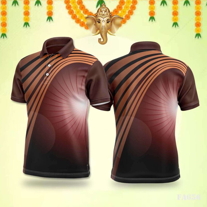 Red Wave Burst Festival Jersey