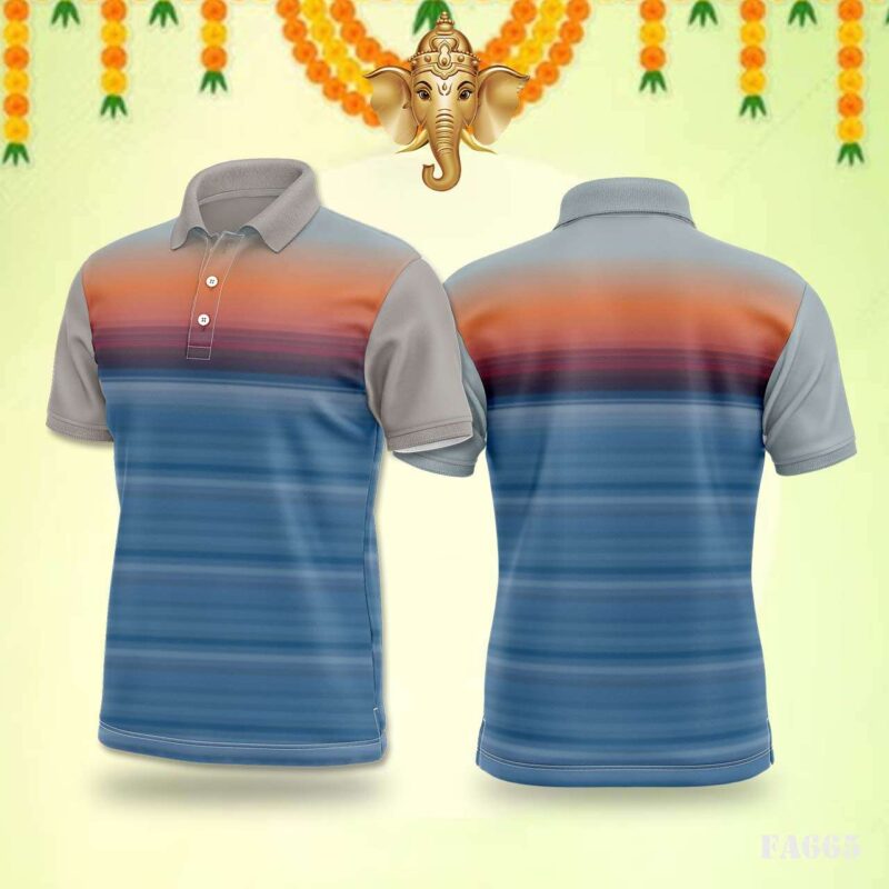 Sunset Horizon Striped Jersey