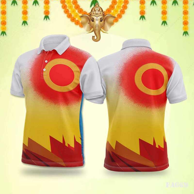 Vibrant Sunset Mandala Jersey