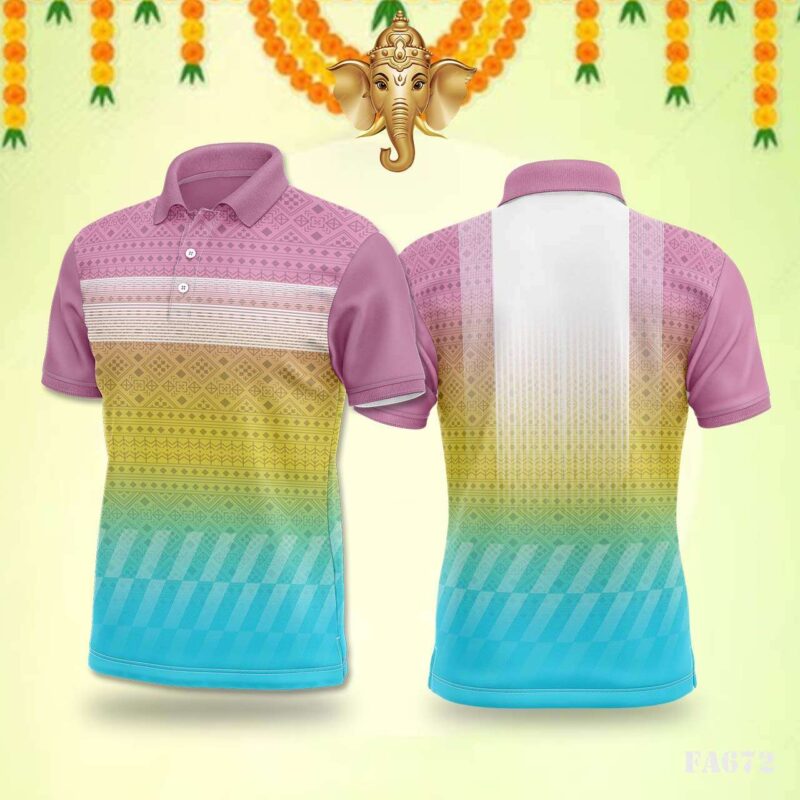 Intricate Blue & Red Paisley Jersey