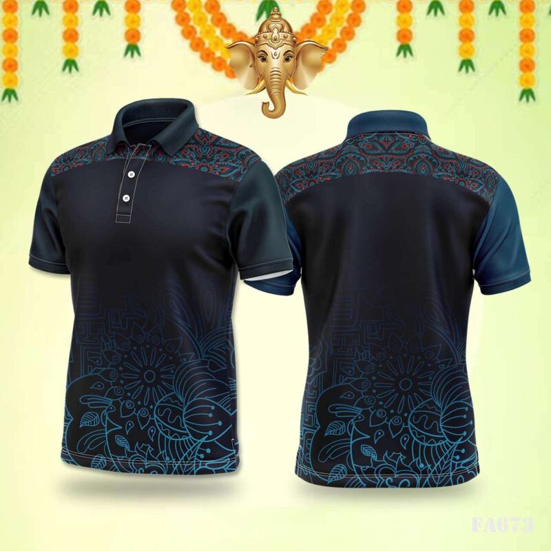 Dynamic Shattered Orange & Blue Jersey