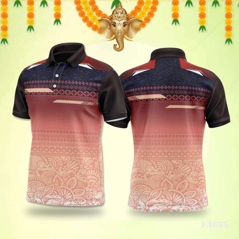 Vibrant Floral Mandala Jersey