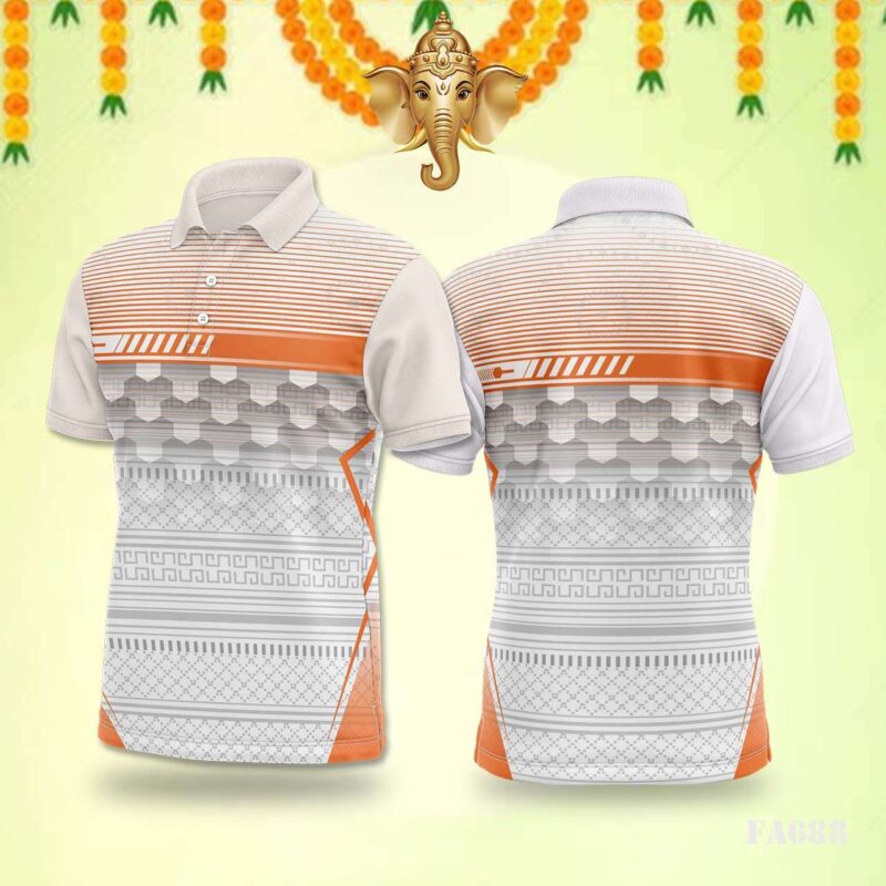 Multi-Color Abstract Striped Jersey