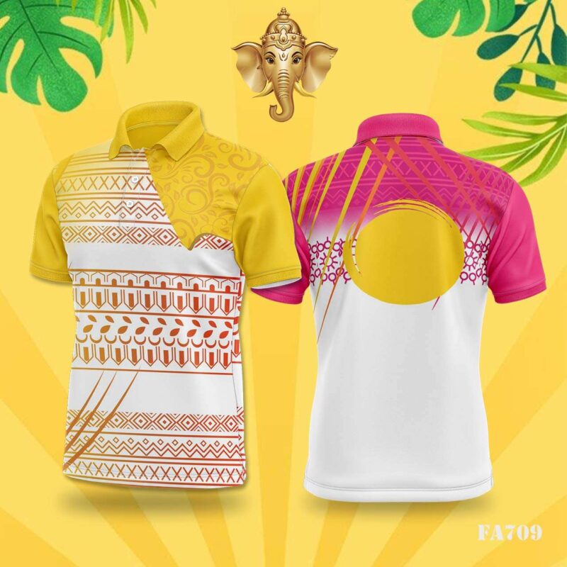 Elegant Patterned Festival Jersey Design