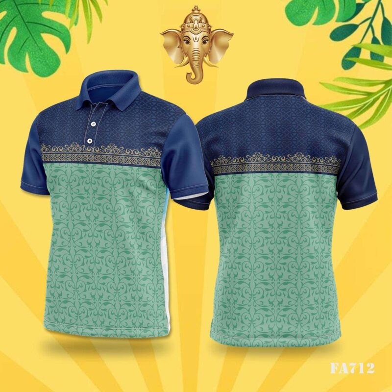 Orange & Blue Brushstroke Festival Jersey Design