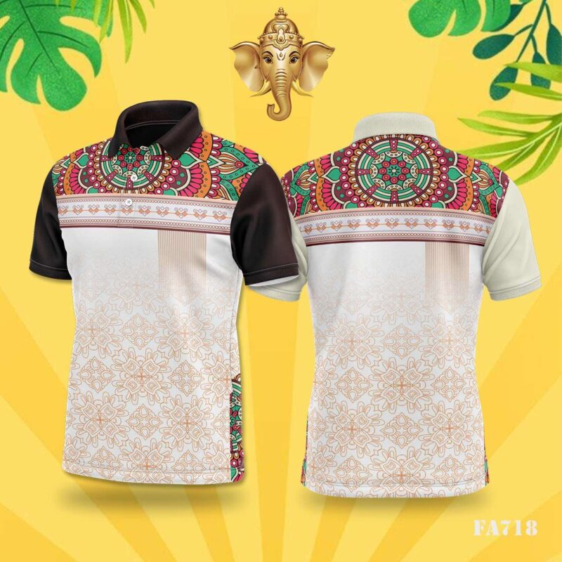 Colorful Mandala Pattern Festival Jersey Design